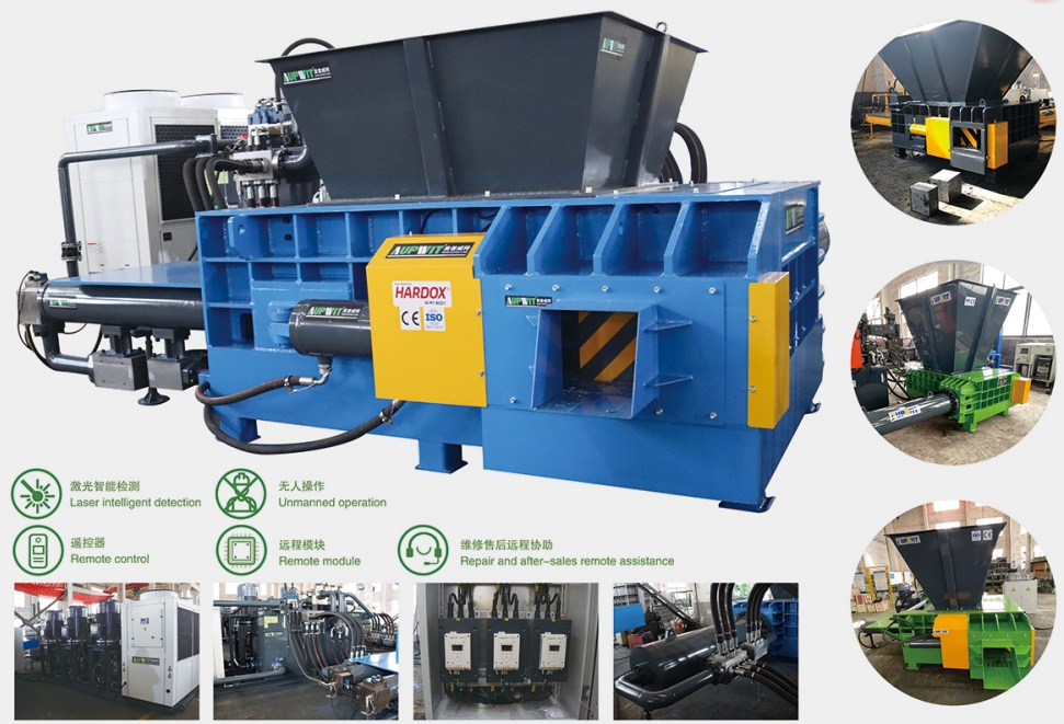 What is the baling efficiency of the Y81PTZ Automatic Scrap Baler
