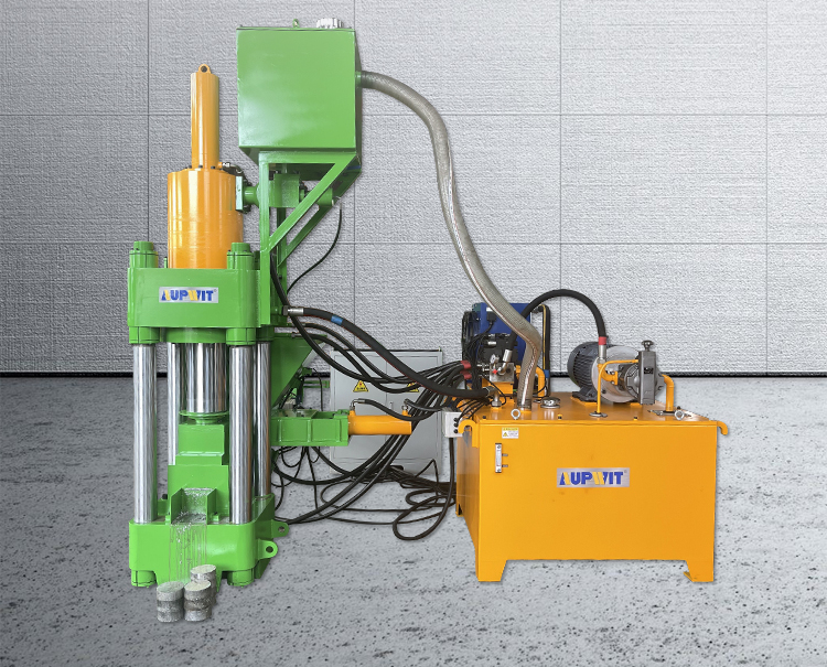 Does the Y83 Briquetting Machine generate significant noise or vibration