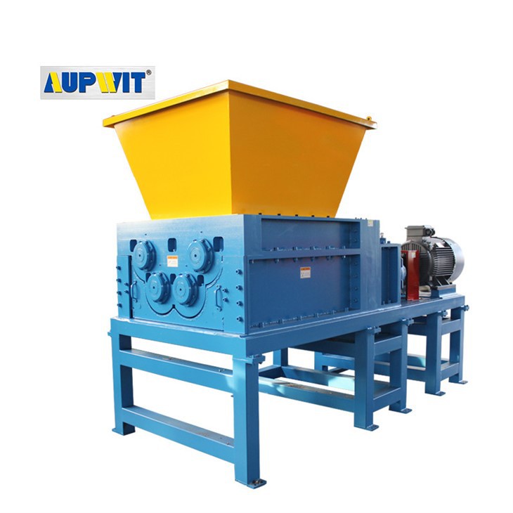 What is the working principle of double shaft shredder