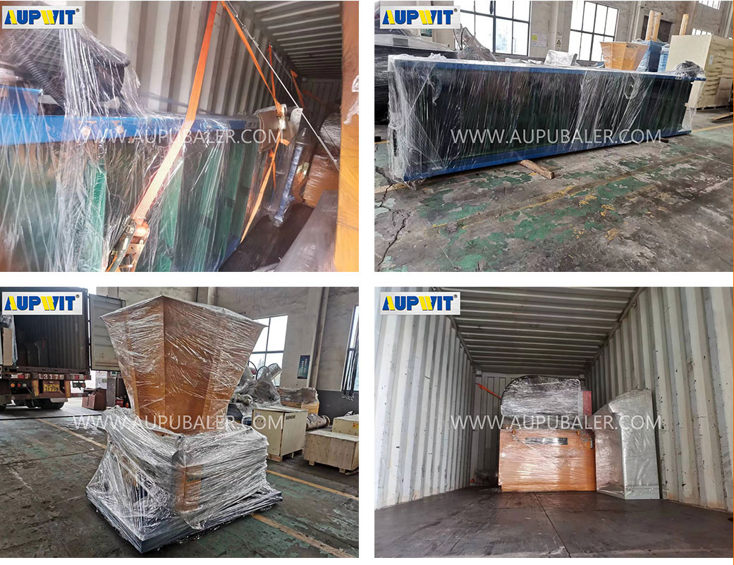 Installation process of Metal shredder