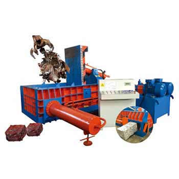 What materials can Horizontal Baler compress