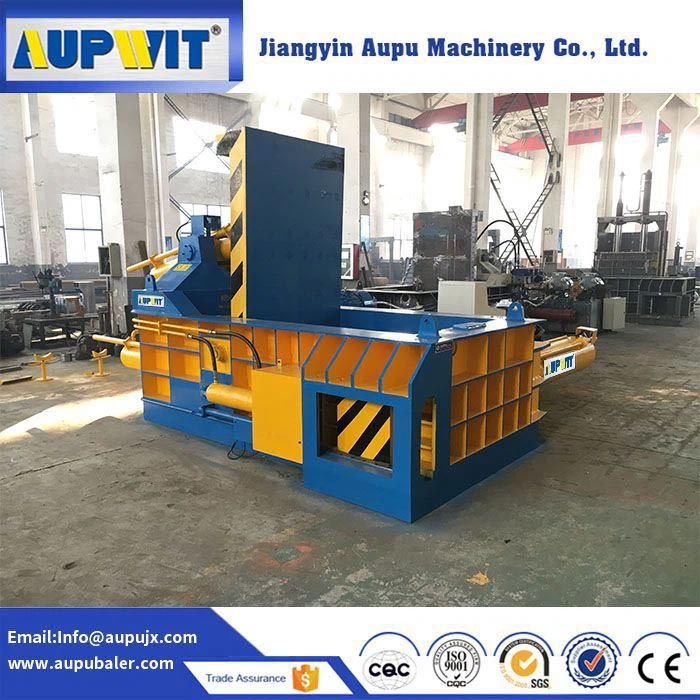 What is the baling efficiency of a cardboard box baling press