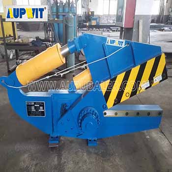 What is the working principle of a power shearing machine