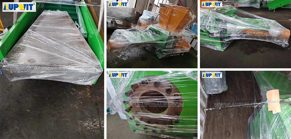 What is the performance of a high - volume horizontal baler in a high - temperature environment