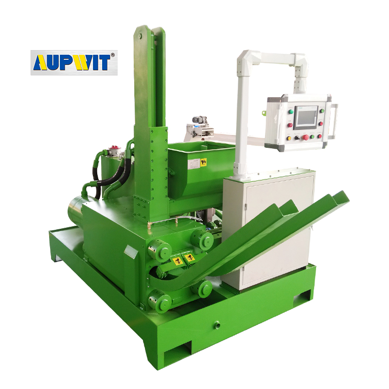 Which factors affect the briquette density of a metal chip briquetting machine