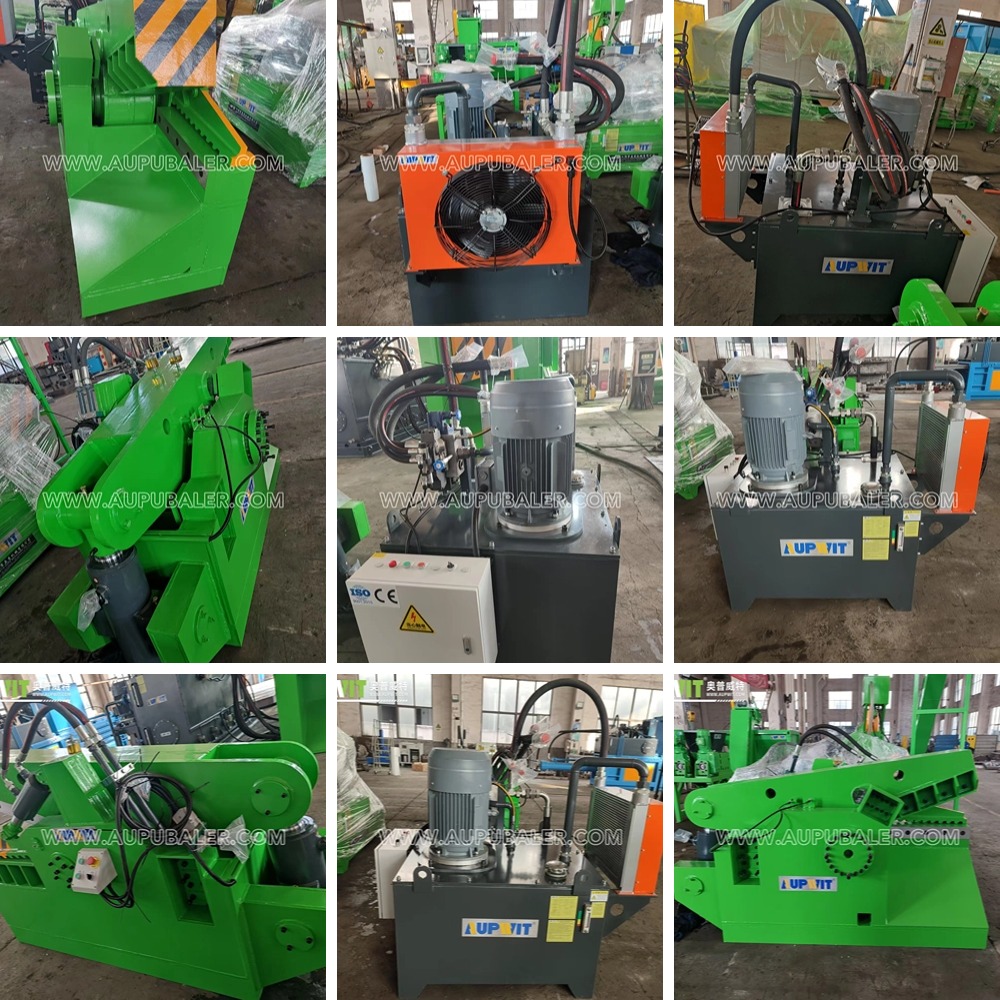 How does Alligator Hydraulic Shear Machine realize shearing action