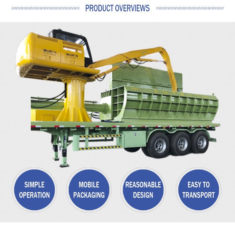 Hydraulic Mobile Car Baler1