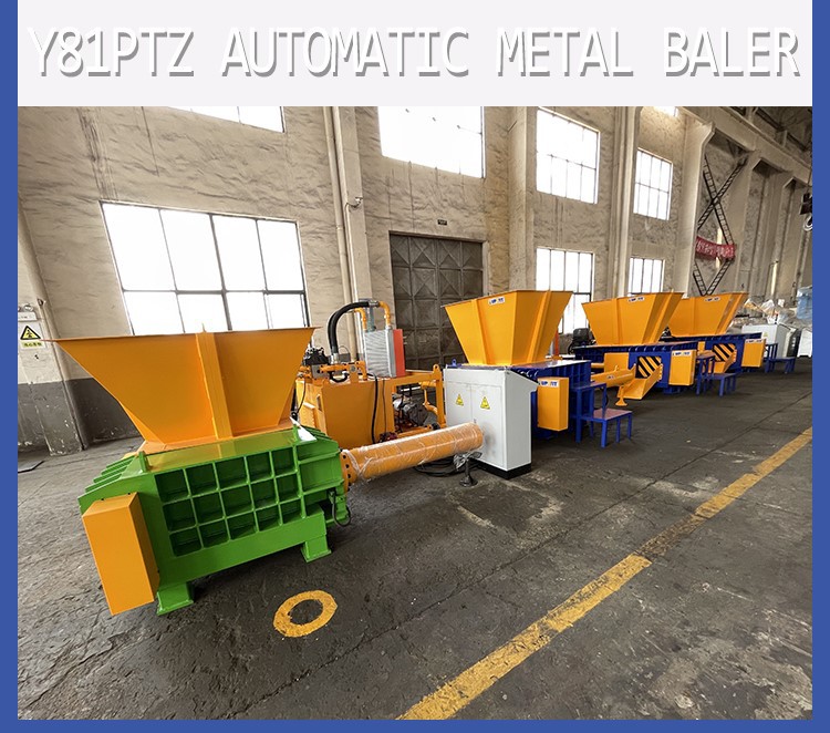 Automatic Metal Baler Line