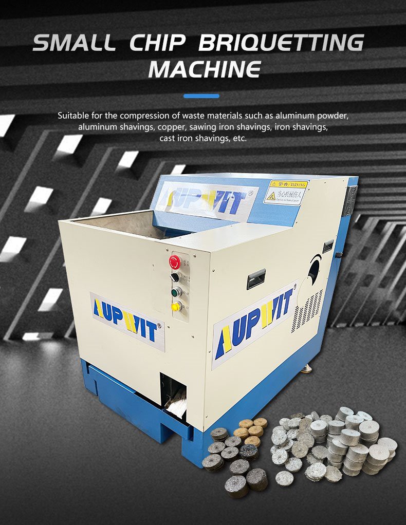 Chip briquetting machine