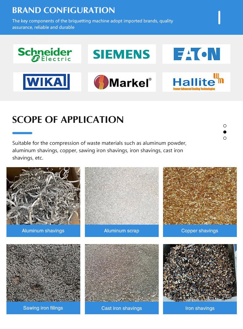 Industrial Metal Chip Briquetting